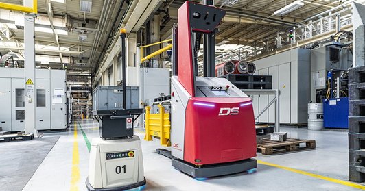 SALLY und AMADEUS Referenz Anlage | DS AUTOMOTION