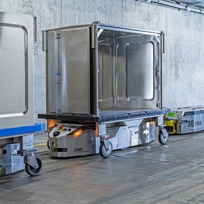 Intégration réussie d'un Carey Spin dans le système d'approvisionnement en matériel existant de l'hôpital universitaire de Cologne.